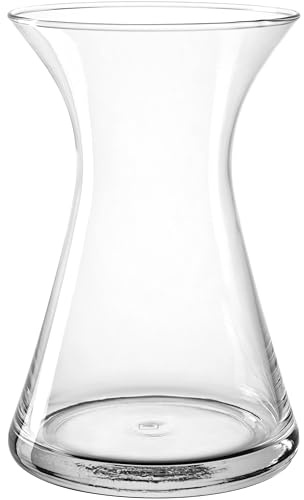 Leonardo Home GIA Vase • 1 Stück • Zeitlose Glasvase • transparente Blumenvase für gebundene Sträuße • ⌀7,5 cm • Klassisches Design für Jede Gegebenheit • Höhe 22 cm • klar • 025371
