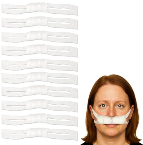 HAMKU 10 PCS bandage elastique bandage nasal anti bandages nasaux élastiques bouchon de saignement de nez respirant bandage confortable pour