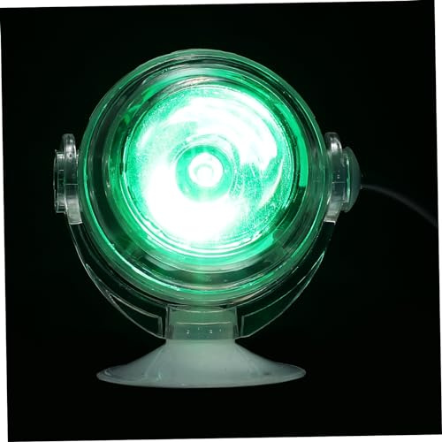 VERDANVERSE Luz LED Subacuática para con Ventosa Lámpara Sumergible Duradera para Iluminación de Plantas y Peces Peceras Marinas