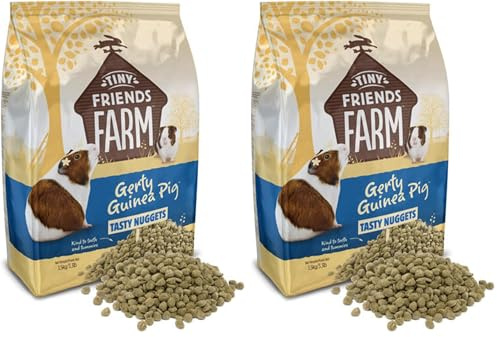 Supreme Petfoods Tiny Friends Farm Gerty Tasty Nuggets, Guinea Pig, 1.5 kg (Pack of 2)