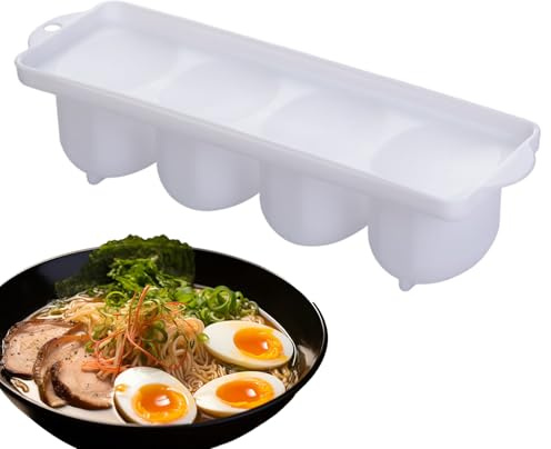 Scatola Per Marinare Uova A 4 Griglie – Contenitore Per Ammollo Uovsa Con Coperchio – Macchina Riutilizzabile Per In Salamoia E Tè – Gadget Da Cucina Per Uova Marinate