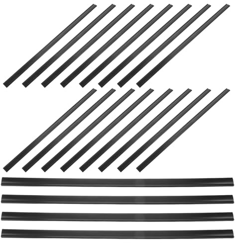 Kisangel 33 Bandes de margelle de 61 cm (24 po) - Clips de réparation pour Liner de Piscine - Bandes de margelle de Rechange en Plastique pour l'installation de Liners de Piscine Hors Sol Ronde