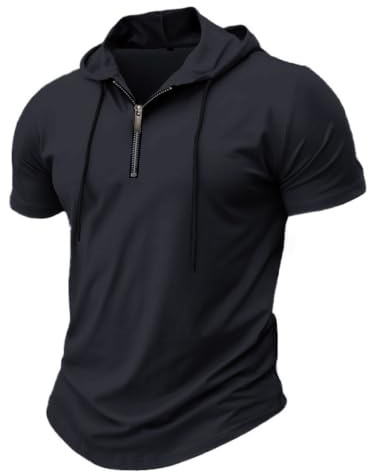 Sporttop för män, slim fit, löpskjorta, snabbtorkande träning, muskelskjorta, kompressionströja, t-shirt, linne, jogging, t-shirt, löpning