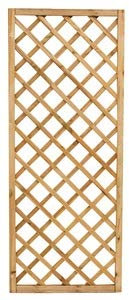 ITALFROM Panneau grillagé Diagonale en Bois de pin imprégné pour Jardin – cM120 x 180h