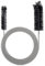 Brosse de Nettoyage Flexible pour Tube d'alimentation - Outil de Nettoyage de Tuyau - Noir
