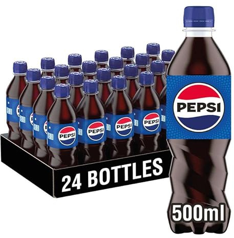 Pepsi Regular Cola 500ml (Pack of 24)