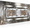 Runa Art Wandbild Abstrakt 1 Teilig 100 x 40 cm Modern Bild auf Vlies Leinwand Diamant Wohnzimmer Schlafzimmer Beige Braun 108012a