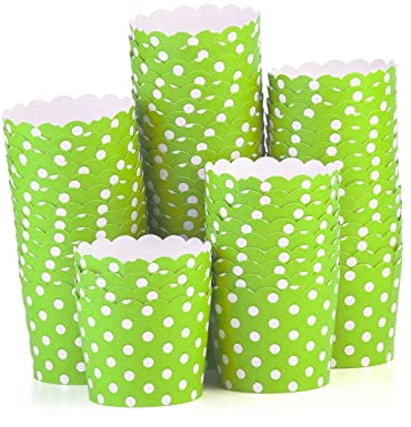 Octopus 60x teglie per Muffin robuste, teglie per Cupcake in Cartone da Forno, teglie da Forno, teglie per Muffin con Rivestimento in Pet