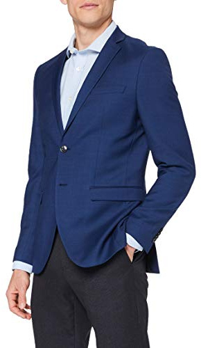 JACK & JONES herr jprsolaris kavaj noos Blazer, Blau (Medieval Blue Medieval Blue), 52