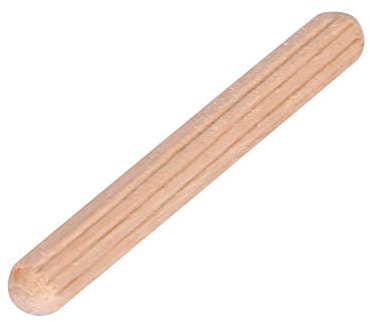 Holzstifte, rund, zylindrisch, ohne Gewinde, für Schrankschublade, M6 x 30/40/50 mm (M6 x 50)