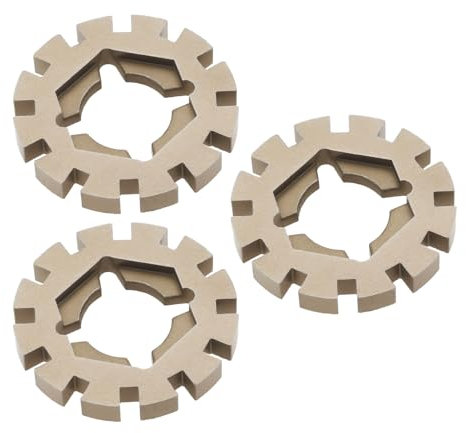The Lord of the Tools 3 Pz Adaptador de Eje de Herramienta Oscilante de Compatible con Bosch Compatible con Fein Compatible con Multimaster Compatible con Makita Adaptador de Vástago de 25,1 X 3,1 Mm