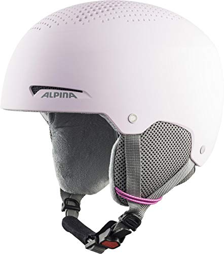 Alpina ZUPO - Sicherer, Stoßabsorbierender, Belüfteter & Schlagfester Skihelm Für Kinder, Light-Rose matt, 48-52 cm