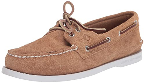 Sperry Men's A/O 2-Eye Suede Tan, Shoe,7