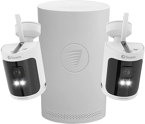 Swann AllSecure650 2 Camera 2K Quad HD Wi-Fi NVR CCTV System with 64GB HDD