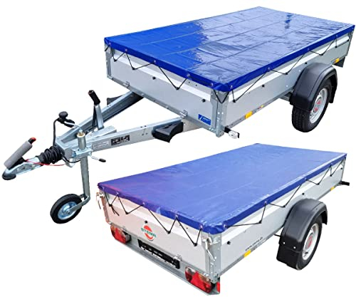 Systafex® Anhängerplane Flachplane 2575x1345x50mm für Stema STL1300 Anhänger Tieflader