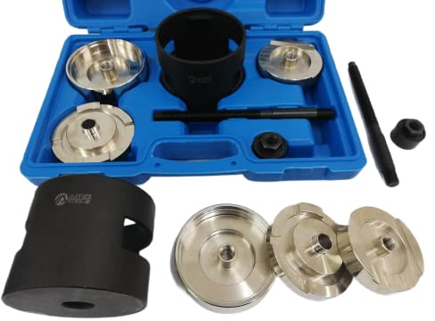 AMD TOOLS Kit d'extracteur de roulement de moyeu, douille, essieu arrière, bras longitudinal pour BMW X5 E53