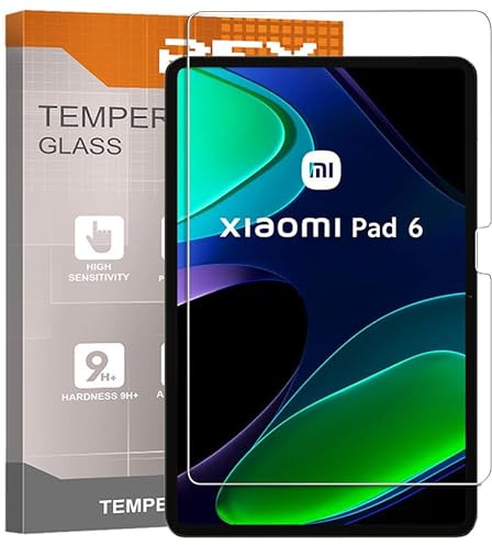 REY Pellicola salvaschermo per XIAOMI Pad 6 Max 14, Pellicole salvaschermo Vetro temperato, di qualità Premium Tablet