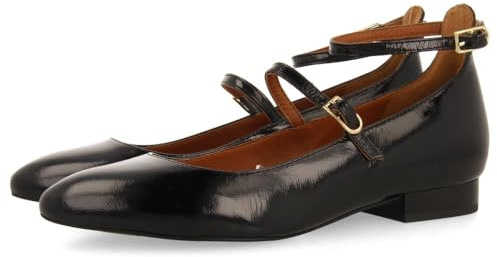 GIOSEPPO Kalsen Mary Jane Chaussures Plates pour Femme Noir Pointure 38, Noir, 38 EU