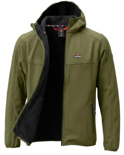 Höhenhorn Alpberg Chaqueta ligera Softshell para hombre, para exteriores, chaqueta de entretiempo