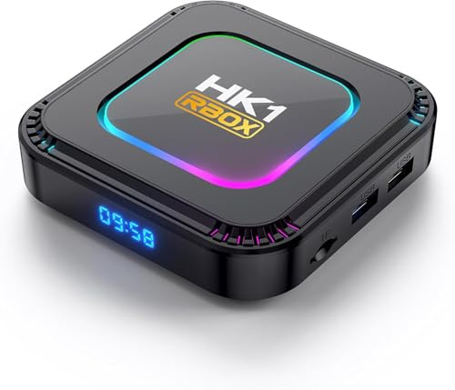 NCONCO Android 13.0 TV Box Dual WiFi 2.4G/5G Android Box 4+32GB BT5.0 TV Box Supporto 4K Uscita
