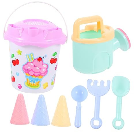 DRESSOOS -Strand-Eimer Kinder Tylonal Sandeimer Und Schaufel Für Kinder Kinderspielzeug Sandeimer Spielzeug Sandkastenspielzeug Für Den Strand Strandspielzeug Für Kleinkinder Plastik