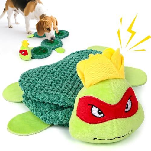 BUPIHUKA Juguetes Interactivos Perros, Juguete Chirriante para Perros para Esconder Premios, Juguete Antiestrés e Interactivo para Perro, Juguete para Perro para Entrenar el Instinto de Búsqueda