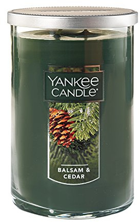 Yankee Candle Balsam & Cedar Scented Classic Large 22oz Dual-Wick Tumbler Candle Over 75 Hours Burn Time