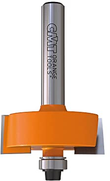 CMT ORANGE TOOLS 935.350.11 Fresa para rebajes con rodam. hm s 8 d 34.9x12.7, Grigio/Arancio