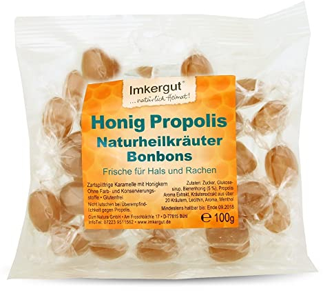 Honig Propolis Bonbons | von Imker | 100 g Beutel, Imkergut