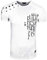 Rusty Neal Herren T-Shirt Oxid Washed Vintage 'ORIGINAL NOS' Tshirt Herren-T-Shirt Knopfleiste Rundhals Stretch 195, Farbe:Weiß, Größe S-3XL:S