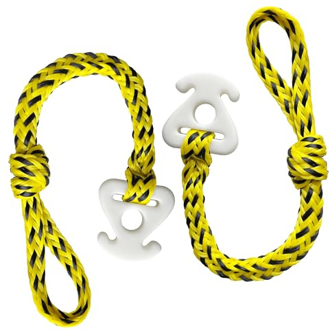 Boat Tube Towable Rope Quick Connector,Tow Rope for Tubing, Ski Rope for Water Skiing, Towable Tubes for Boating, Wakeboard Rope, Watersports Gifts, 2 Pack