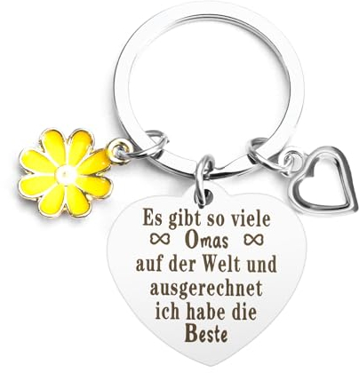Oma Geschenke Oma Schlüsselanhänger Weihnachten Muttertagsgeschenk Ostergeschenk, Geburtstagsgeschenk Geschenkideen Sinnvolle Geschenke für Mama von Sohn Tochter Romantische Besondere Geschenke Oma