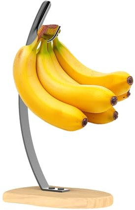 KR. LIF Banana Holder Stand - Stylish Banana Tree Hanger, Space-Saving Banana Rack Stand Hook for Fresh, Ripe Bananas