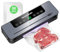 Vacuum Sealer Machine with 50pcs Vacuum Bags, 7 Modes Multi-Functional Vac Pack Machine, Strong Suction Built-In Cutter Food Vacuum Sealer, Keep Meat Vegetables Snacks Fruits Grains Fresh