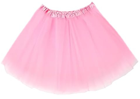 Jupe Tutu Rose, Jupe Tulle Femme Fille, Élasticité Jupe Tutu en Tulle, Jupess Tutus en Tulles, Jupe Halloween Jupes en Tulles, Jupes de Danse pour Halloween, Carnaval, Noël, Cosplay (Rose)