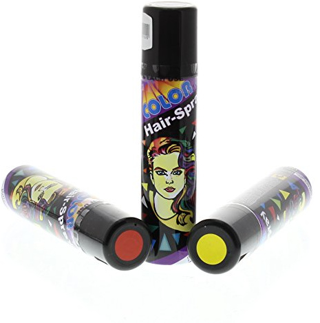 FASCHING 30102 Hairspray color schwarz, Haarspray mit Farbe NEU/OVP