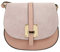 Cluty Umhängetasche Echt Leder Damen | Made in Italy, Ledertasche mit Magnetverschluss, Crossbody Bag, Messenger Bag rosa | 018970