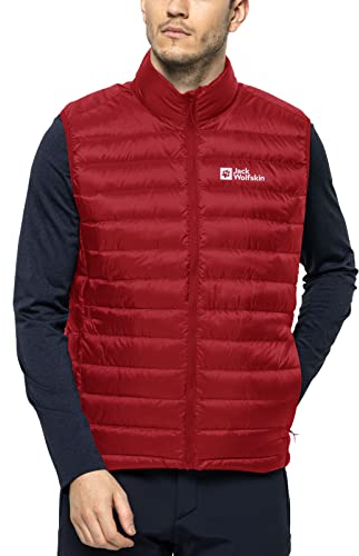 Jack Wolfskin Herren Pack & Go Weste, Adrenaline Red, m