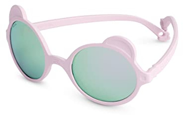 KI ET LA - OURSON - Lunettes de Soleil Bébé 0-4 ans Norme CE- Protection UV - Ultra Légères - Souples - Incassables - Filtre Lumière Bleues - Made In France- Cordon Ajustable Inclus - Marque Française