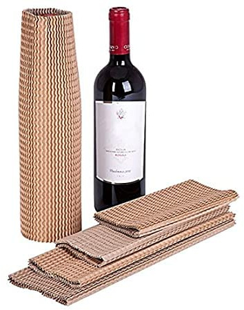emballage garrigou 100 manchons carton ondulé étirable protection verre bouteille flacon 90 x 330 m/m