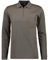 RAGMAN Herren Softknit-Poloshirt Langarm mit Zip (DE/NL/SE/PL, Alphanumerisch, S, Regular, Regular, Taupe dunkel-867)