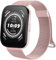 Correa de metal para Amazfit Bip 5/Amazfit Cheetah Smartwatch, 22 mm acero doble imán correas compatibles con Amazfit Bip 5/Amazfit Cheetah Pro con Super Magnético, polvo de rosa