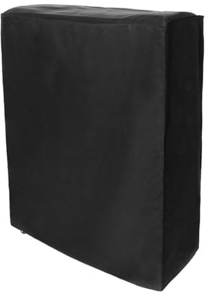 ZONADAH Housse de Protection pour lit Pliant, 85 x 33 x 107 cm, Noire, Anti-poussière, pour Meubles, canapé, Rangement Universel pour lit Pliant extérieur et intérieur, Chaise de Plage