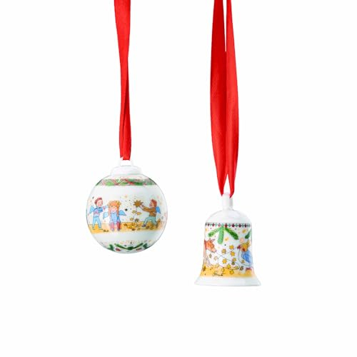 Set Miniglocke/Kugel 2024-Weihnachtsleuchten mehrteilig cm