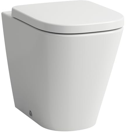 Laufen Meda WC au sol, sans rebord, Silent Flush, 360x540mm, chasse deau basse, H8231117570001, Couleur: blanc mat