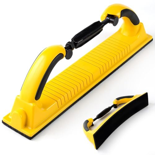 Ponceuse à Main Professionnelle pour Carrosserie, avec Cale de Ponçage, Adaptée pour Les Voitures, Cale a Poncercet outil de Ponçage Manuel Est Conçu pour Les Bandes Abrasives de 70 x 400 mm