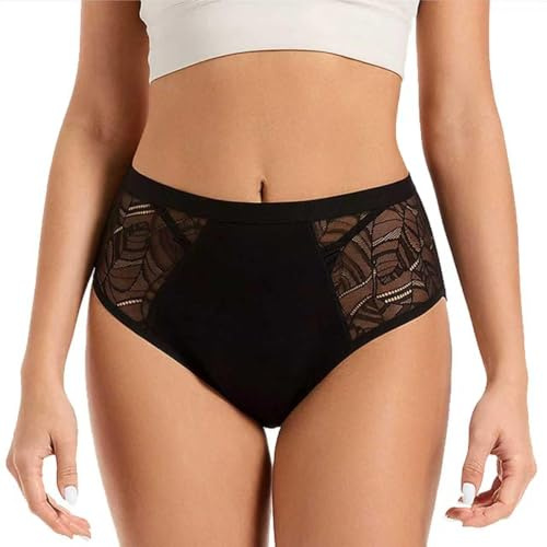 Washable Incontinence Period Pants Period Knickers Adult Briefs for Women | Ladies Heavy Flow Postpartum Dry Leakproof Underwear 3X Protection for Light Leaks Secure Odour Control