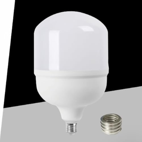 TEKHOME Lampadina LED E27/E40 90W 10800LM, Luce Fredda 6500K, Alta Potenza, Angolo 220°, AC230V, Non Dimmerabile, Lampadina Industriale per Magazzino Garage Officina – Confezione 6 Pezzi – T160-90W-F