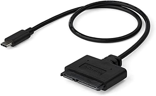 StarTech.com USB C auf SATA Adapter Kabel für 2,5in SSD/HDD - USB 3.1 (10Gbit/s) - Thunderbolt 3 kompatibel - SATA I/II/III (USB31CSAT3CB)