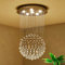 SAINT MOSSI Lampadario da Soffitto Classico in Cristallo Moderno, Lampada Plafoniera 6 X 3W GU10 non incluse [Classe di efficienza energetica A+++]